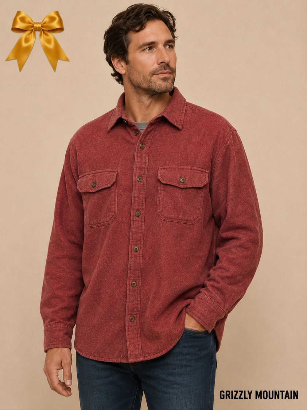 Grizzly Mountain Chamois Brushed Cotton Shirt M